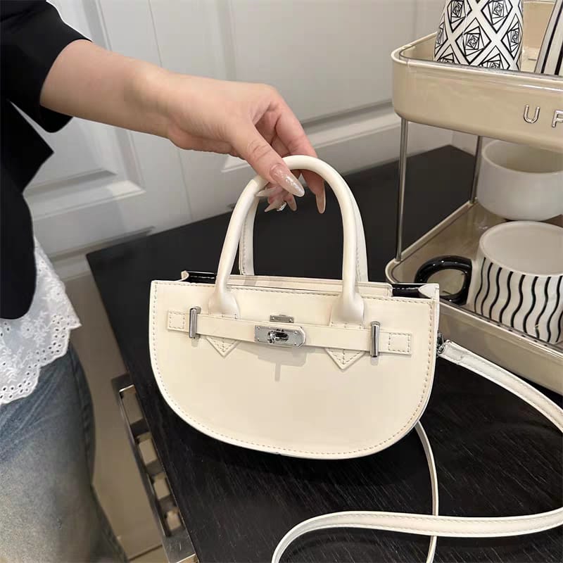 Beige Style Small Hand Bag