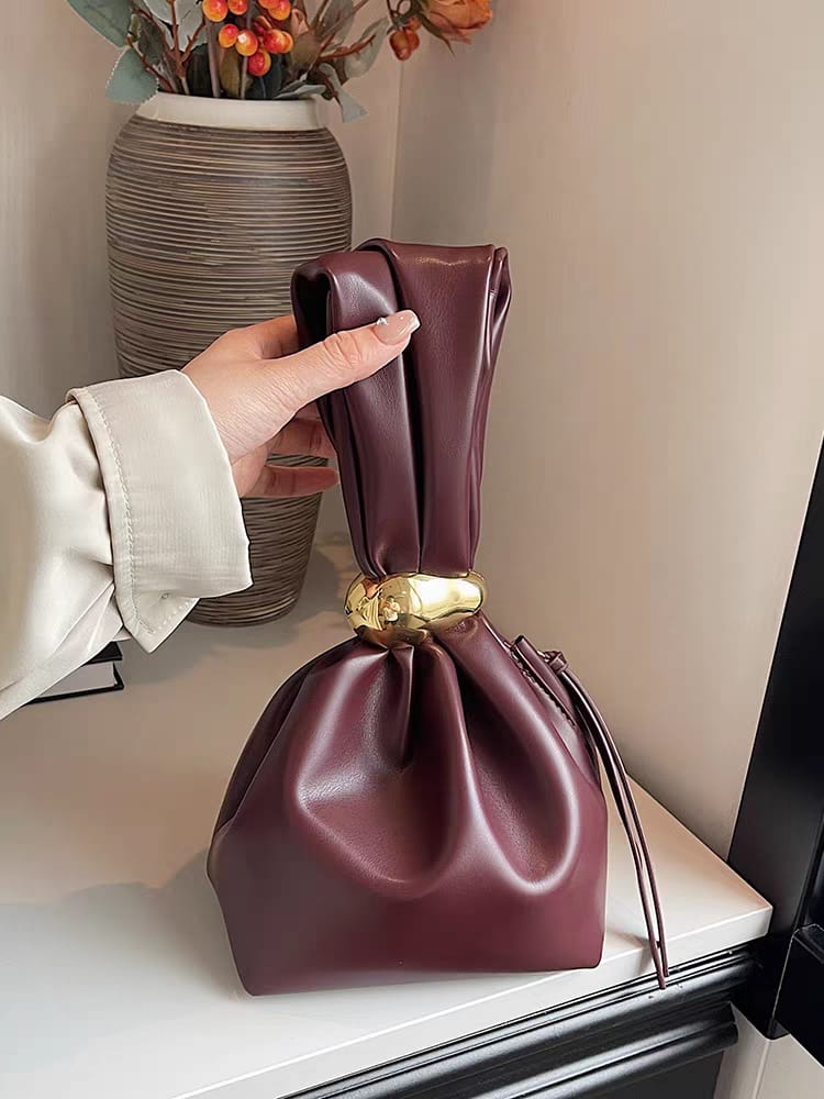 Soft Laux Knot Potli Bag