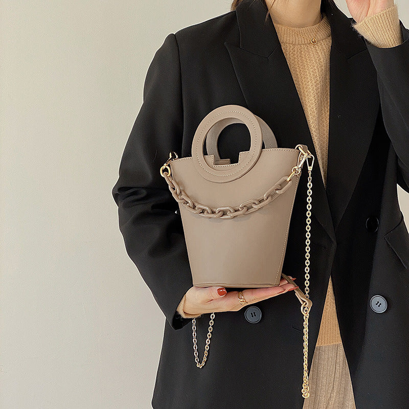 Oval Shape Hand Bag