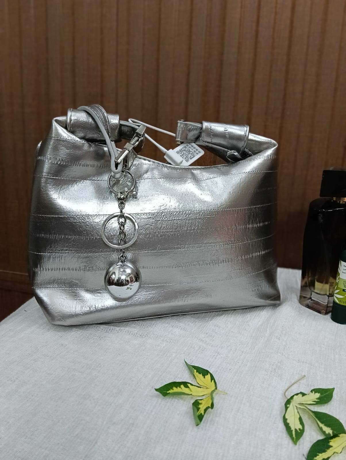 Toile Pattern Shoulder Bag
