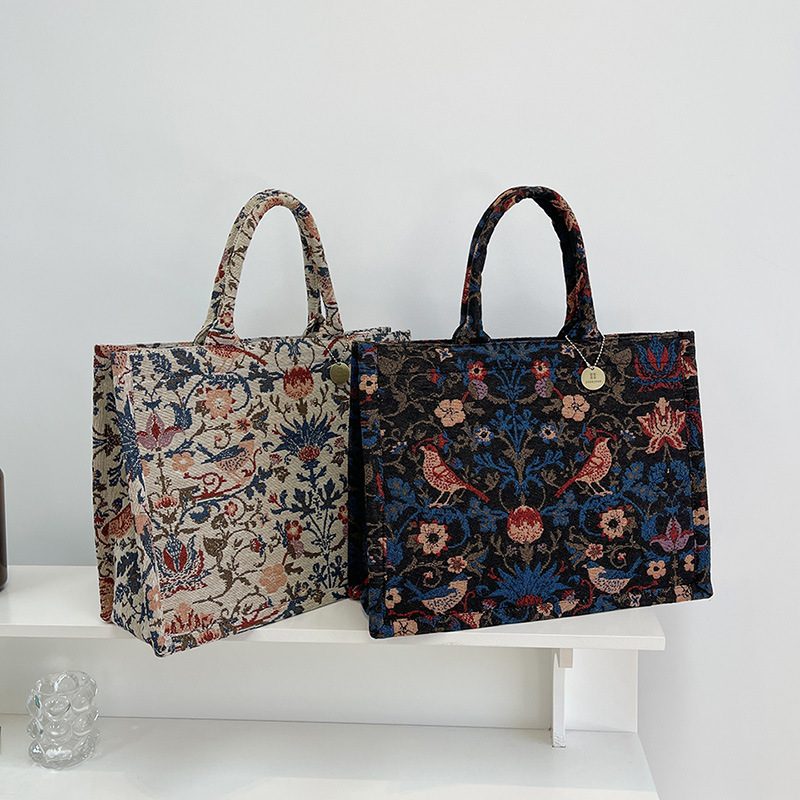 Floral Print Tote
