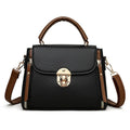Lock Detail Top-Handle Bag