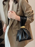 Ruched Hobo Bag