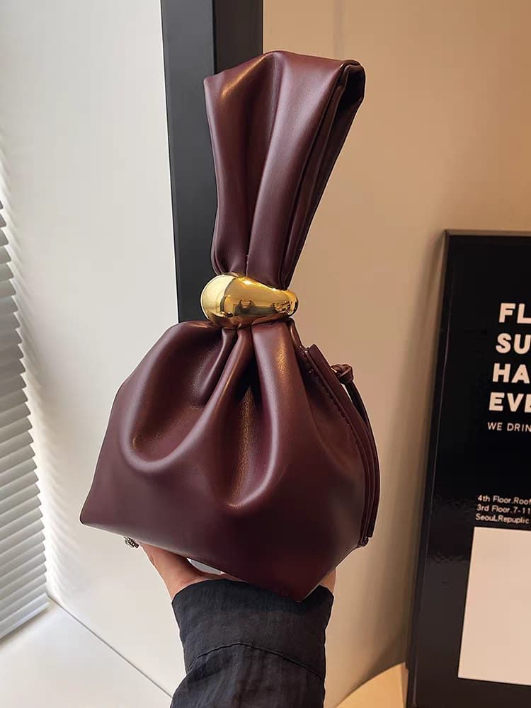 Ruched Hobo Bag